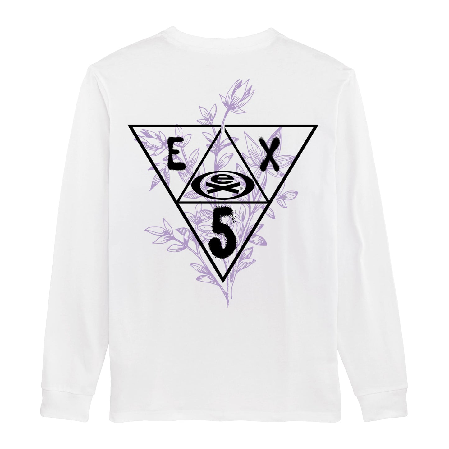 3 Points Long Sleeve T-Shirt - White