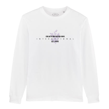 3 Points Long Sleeve T-Shirt - White