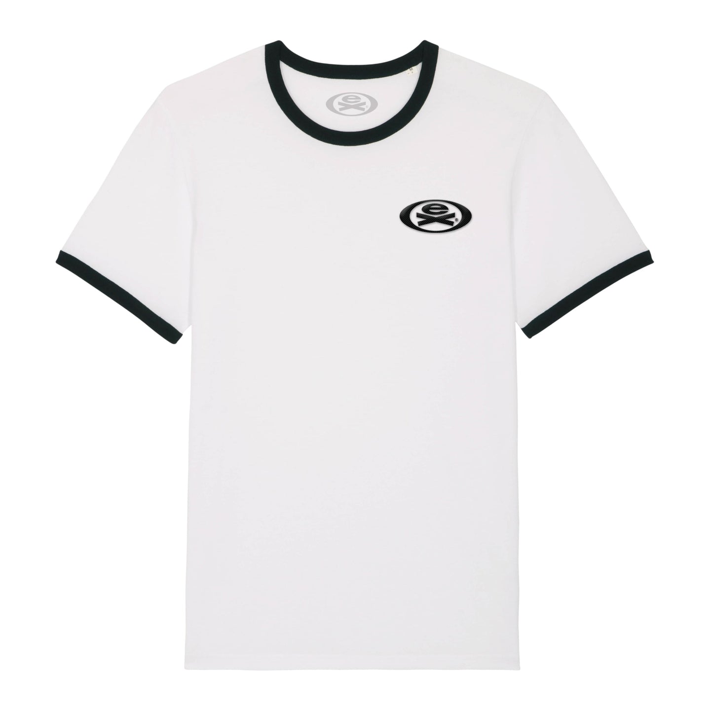 Core Ringer T-Shirt - White / Black